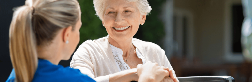 Happy Resident Country Lodge Nursing Home Worthing