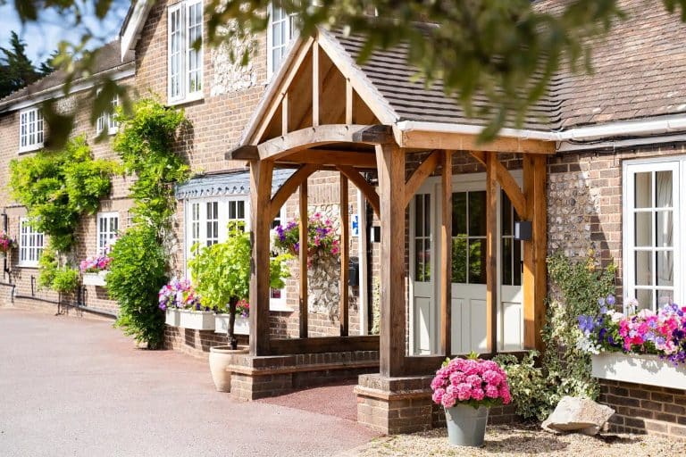 The Front of Country Lodge Care Home